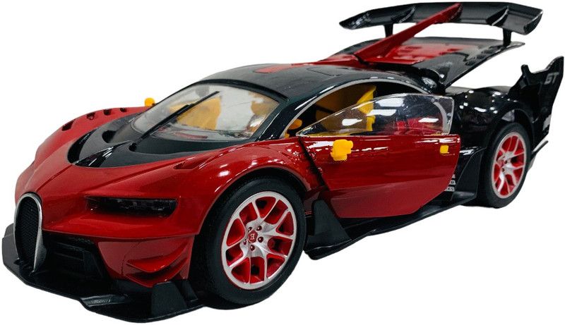 TOY KINGDOM Models Concept car on The Battery, Opening Doors and Trunk Color Assorted (BLUE)  (Red)