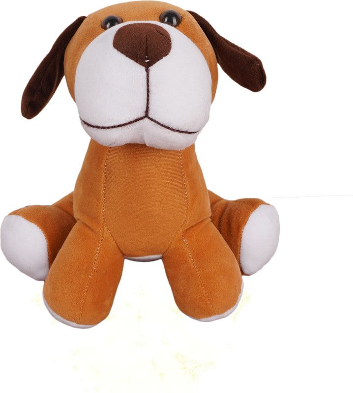 Hello Baby Bull Dog Puppy Soft Plush Toy Premium High Quality - 25 Cm (Brown, White) - 26 cm  (Brown)