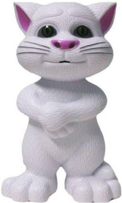 Just97 Tom Cat Talking with Wonderful Voice Recording, Musical Toys_17  (White)