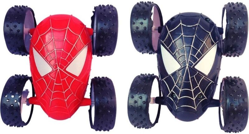 Eazytobuy Spiderman car for kids toys for kids gift for kids kidmania (PACK OF 2)  (Multicolor)