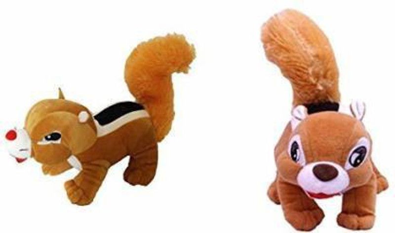 True Basket Cute & Attractive Squirrel Combo 24 cm (Brown) - 24 cm  (Brown)