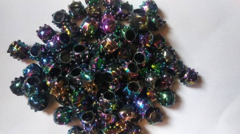 UVV Black color Beads 100 pieces