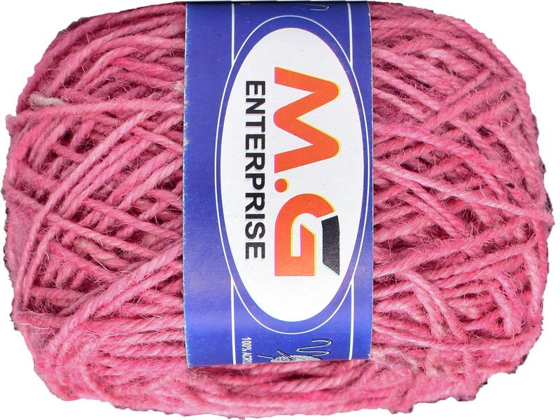 Simi Enterprise M.G ENTERPRISE 3 Ply/Twisted Macrame Jute Cord/Dori Thread (100 Meters, 3mm) for Macrame DIY, Craft Work,Plant Hanger Ropes etc- E SM-FF