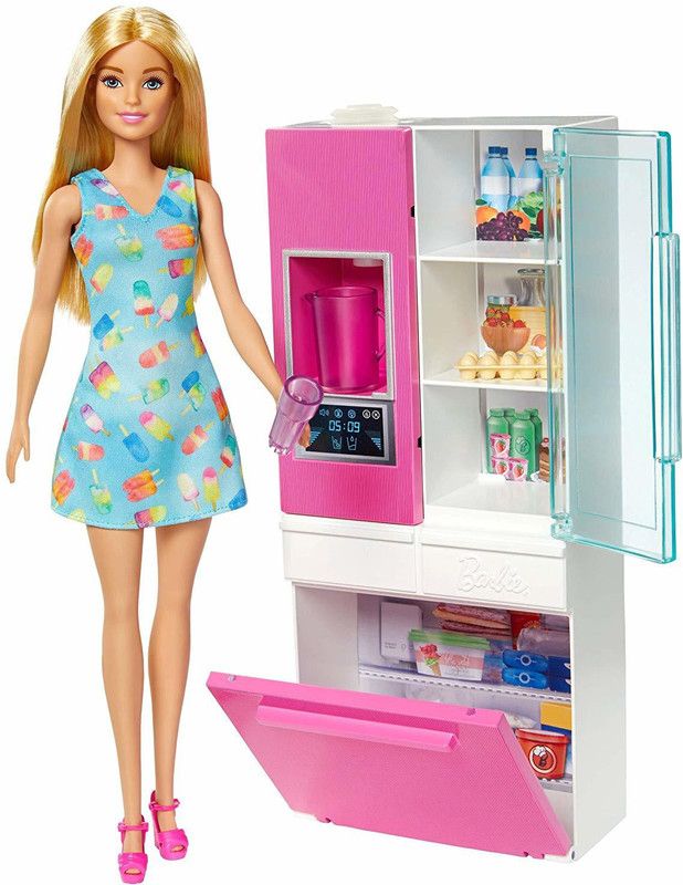 BARBIE Estate Refrigerator Playset  (Multicolor)