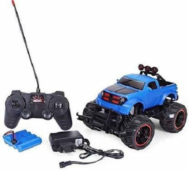 HAPPYZ Passion Mad Cross Country Racing Car,Mad Racing Hummer Remote Control Car Rock Modified 1:20 Monster Truck Hummer Car Crawler Car with Remote Console  (Blue)