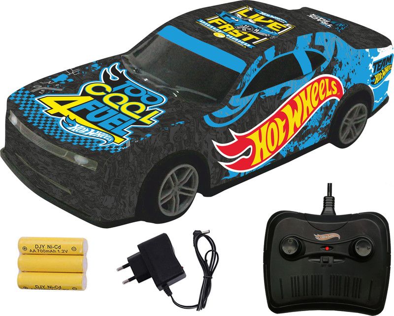 Hotwheel Licensed Remote Control Rechargeable Racing Car  (Black)
