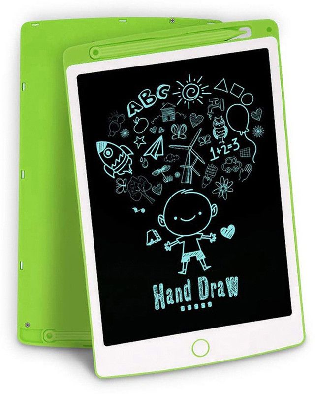 Qozent Drwing Pad Book- digital LCD slate for child creative learning W/93/aQa  (Multicolor)