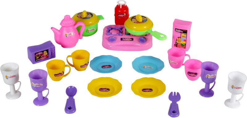 toysons Sweet Princess 21 Pieces Kitchen Set