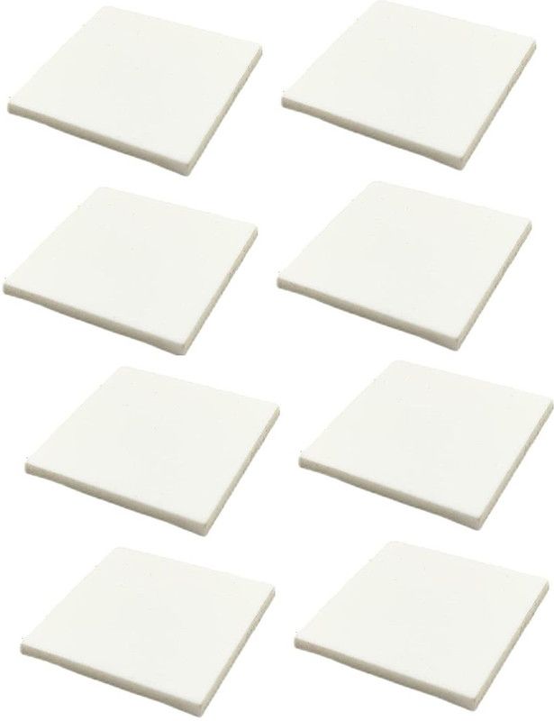 INVENTO 8Pcs 4"x4"Acrylic Sheet100x100x5mm PlasticPlate 5mm thick 4inch Plexiglass Board Automotive Electronic Hobby Kit