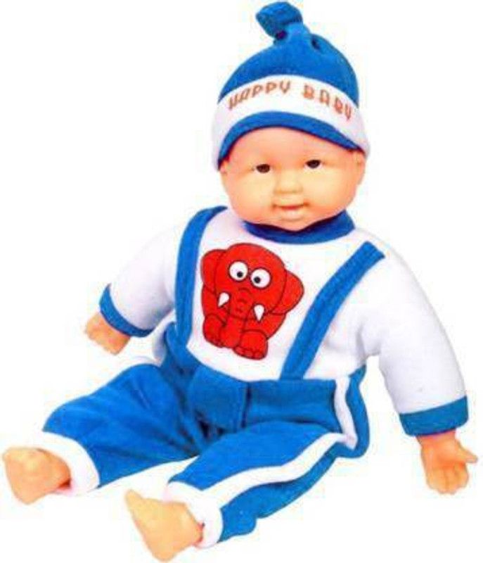 Tricolor Baby Doll Toy Musical Touch Sensors and Laughing Girl  (Multicolor)