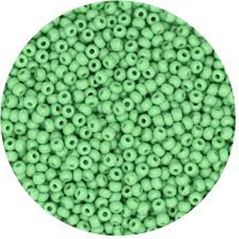 MiiArt Art Embroidery Material,zari Work Beads(Color-Light Green)200 gm,Beads for Jewelry Making Material.