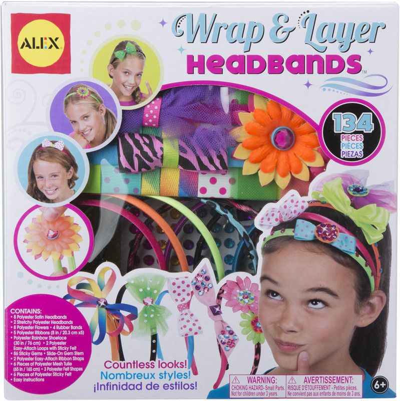 Alex Toys Craft Wrap and Layer Headbands