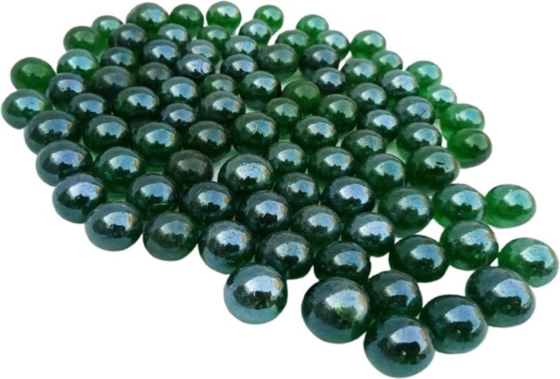 Jiyansh Traders 50 Pcs Plane Green Colour Kanche in Outdoor Toy 50 Pieces  (Green)