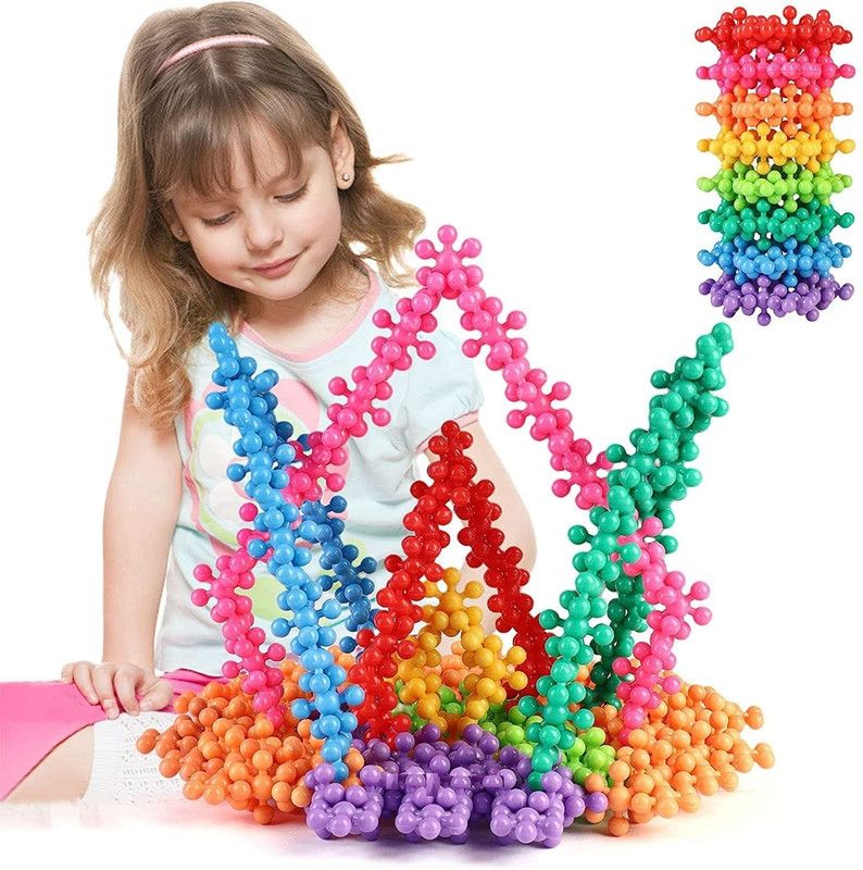 NAMANSHU TEX Star Blocks Interlocking Blocks Educational/Construction Blocks(300 pcs)  (Multicolor)