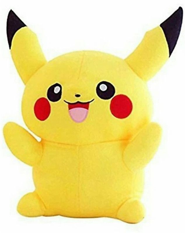 Stylin Pikachu Soft Teddy - 30 cm  (Yellow)