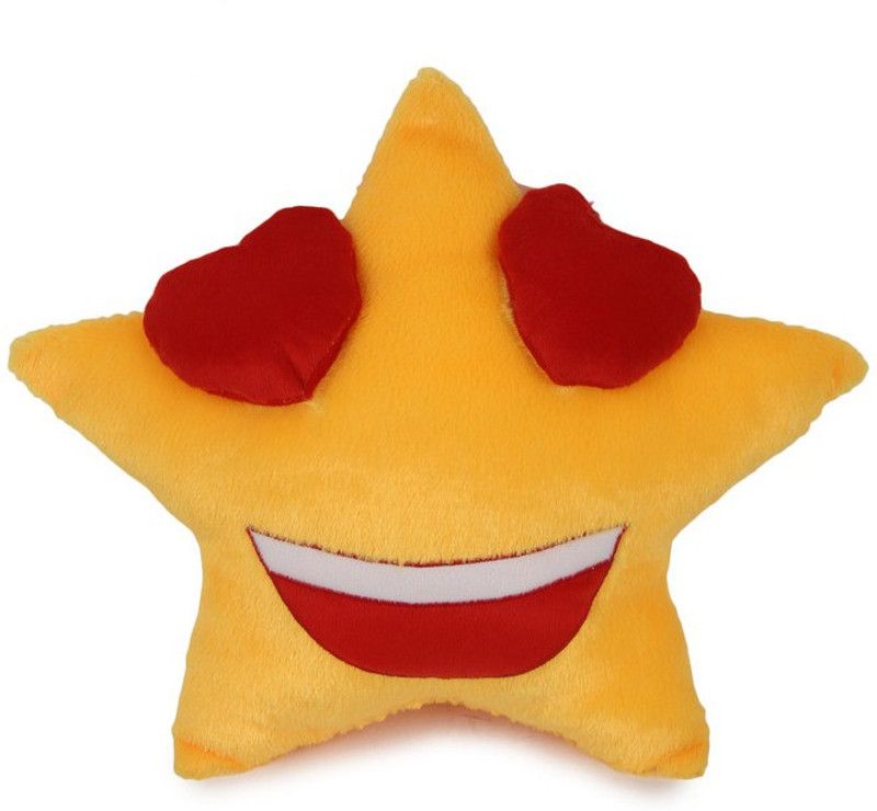 Deals India Deals India Mr heart eyes soft plush star - 30 cm - 30 cm  (Multicolor)
