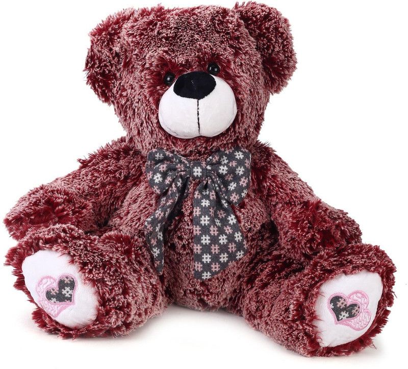 Starwalk Bear plush with bow - 34 cm  (Red)
