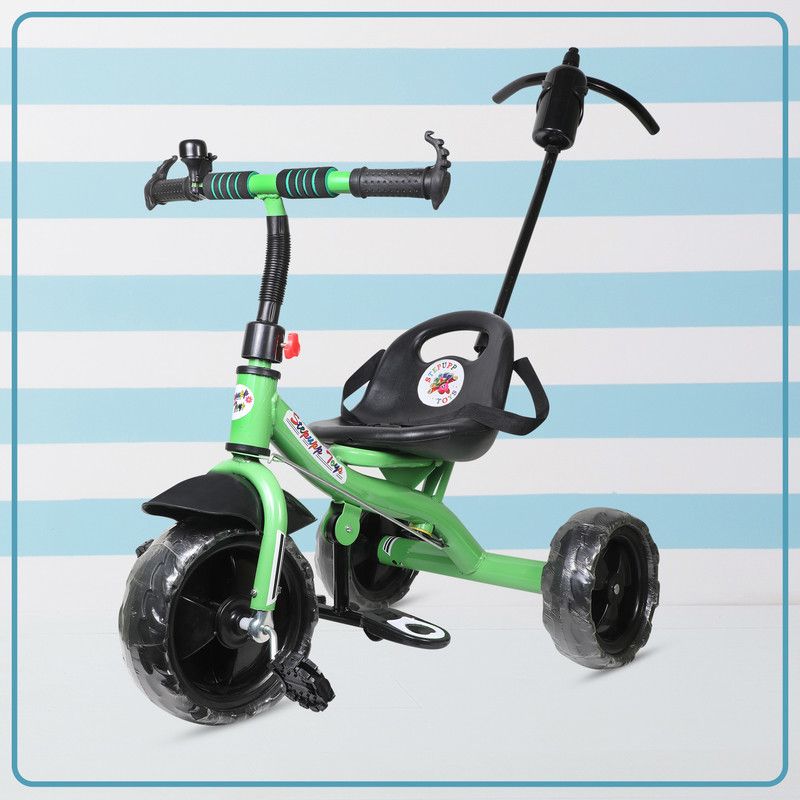 DUGGY DGY BABY TRICYCLE WITH PARENT HANDLE GREEN COLOR FOR KIDS DGY GREEN COLOR PARENT HANDLE FOR KIDS AND BABY-08 Tricycle  (Green)