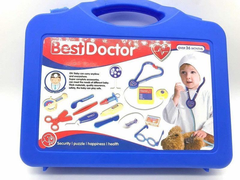 KRU MIR Doctor Kit Toys for Kids, Doctor Kit Pretend Play Doctor Playset Medical Carrycase Nurses Toy Set Fun Toy Gift Early Education for Kids