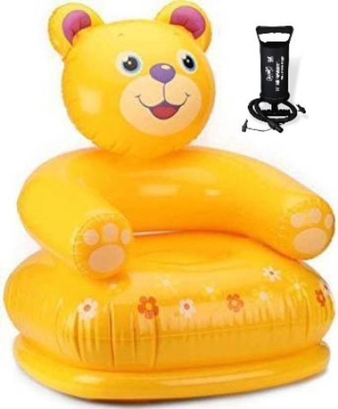 USTAR PREMIUM QULAITY FOR YOURS KIDS STARS , Inflatable Sofa/ Chair, Inflatable Toy Pump  (Yellow)