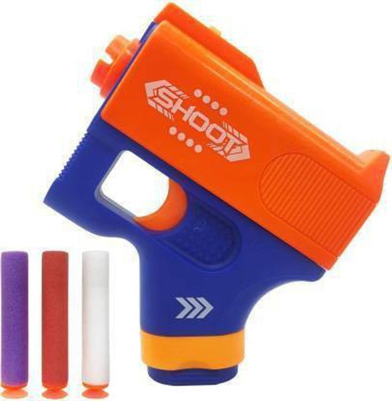 ArohiStore Mini Toy Gun Manual Soft Bullet Gun, With Foam Bullets, Target Shooting Role Play Game for Kids Shoot Guns & Darts  (Multicolor)