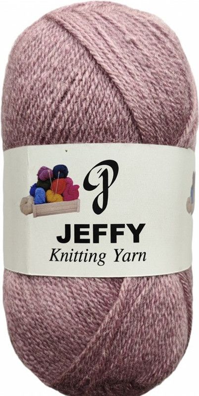 JEFFY BlueBell 600 GM (1 BALL, 100 GM EACH)Wool Ball Hand Knitting Wool, Shade No-85