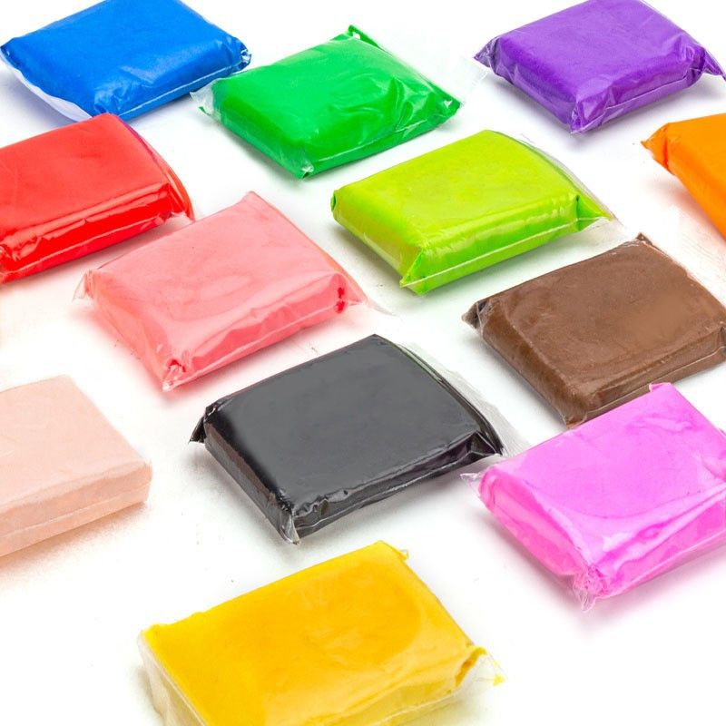 FORSIKHA kids Colourful Non-Toxic Modeling Air Dry Bouncing Clay with Tool Craft Material Multicolor Putty Toy