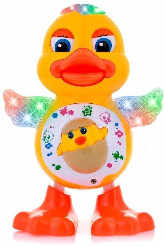 Yashi Musical and Dancing Duck for kids  (Yellow)