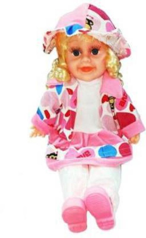 VRUX Musical Soft Poem Doll for Baby Girl (Multicolor)  (Multicolor)