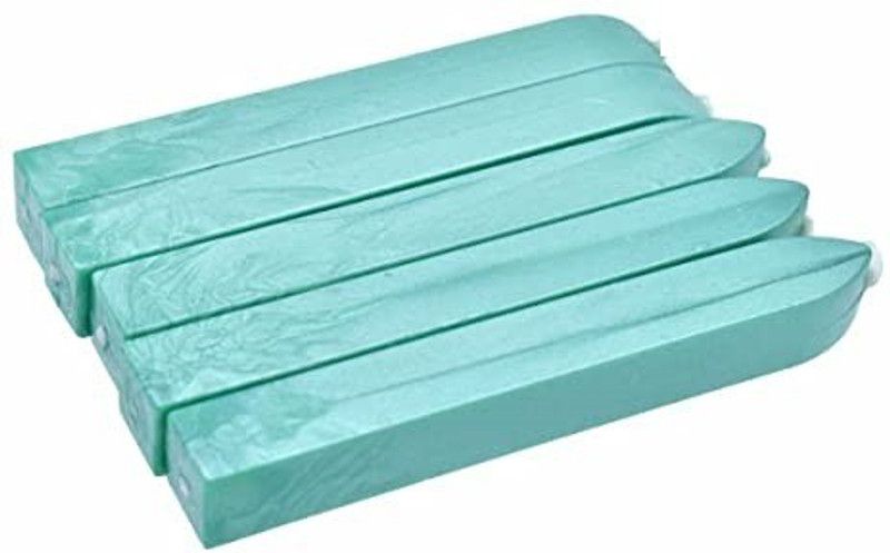 OYTRA 5 Pcs Green Sealing Wax Sticks Set for Stamping Seals Retro Journaling Art Craft