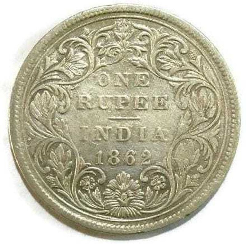 NUMISTENT Victoria Queen s One Rupee Silver Coin in Good Condition With Premium Coin Holder For Collection and Numismatics Research Medieval Coin Collection  (1 Coins)