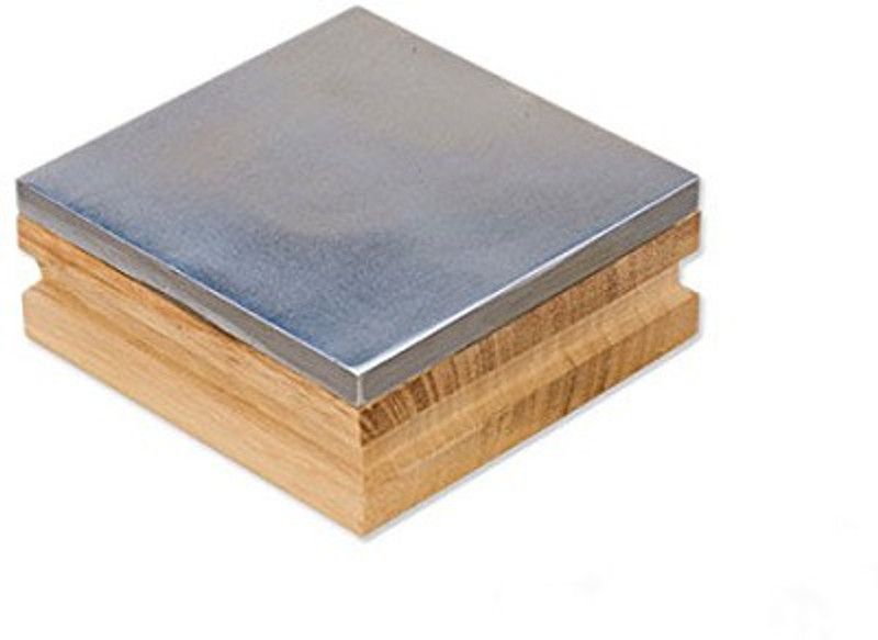 Luxuro Steel Bench Block With Wooden Base