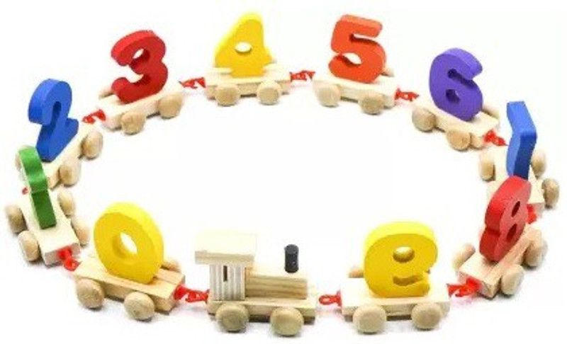 Pari Wooden Art Wooden Number (Numerical) Train  (1 Pieces)