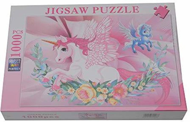Store2508 Jigsaw Puzzle Unicorn 1000 Pcs (50*75 cm) (Design_B)  (1000 Pieces)