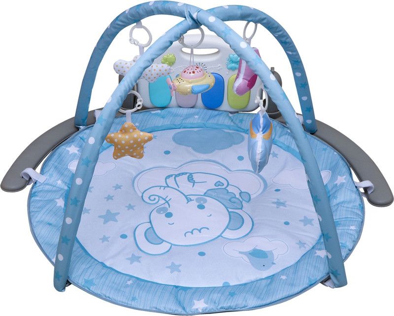 Delavala Play mat Gym 5 in 1 Kick & Play Activity Centre, Fun Animals Inflatable Infatable Ball  (Multicolor)