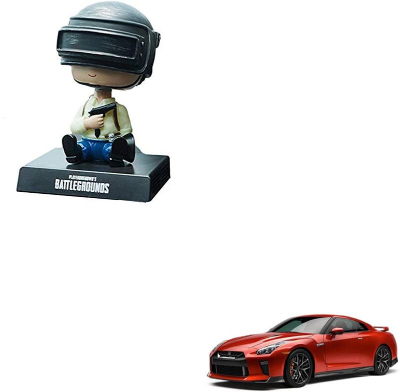 SEMAPHORE PUBG Hero Phone Holder Car Decoration Bobblehead For Nissan GTRNew  (Blue, White)