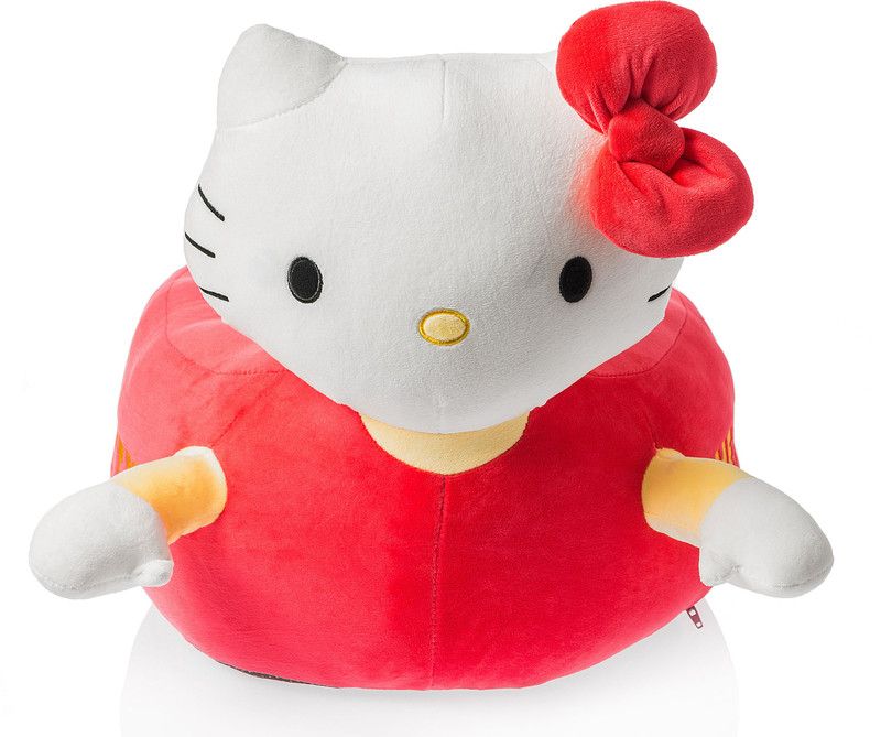 Dimpy Stuff Plush seat-Hello Kitty - 75 cm  (Red)