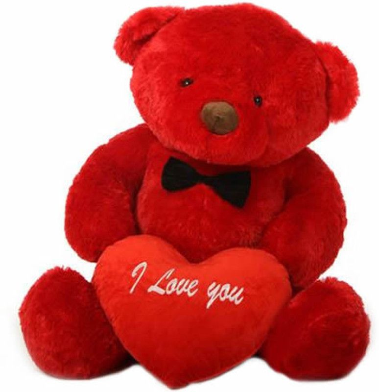 Grab A Deal 2 Feet Big Teddy Bear with Red I Love You Heart - 24 Inch  (Red)