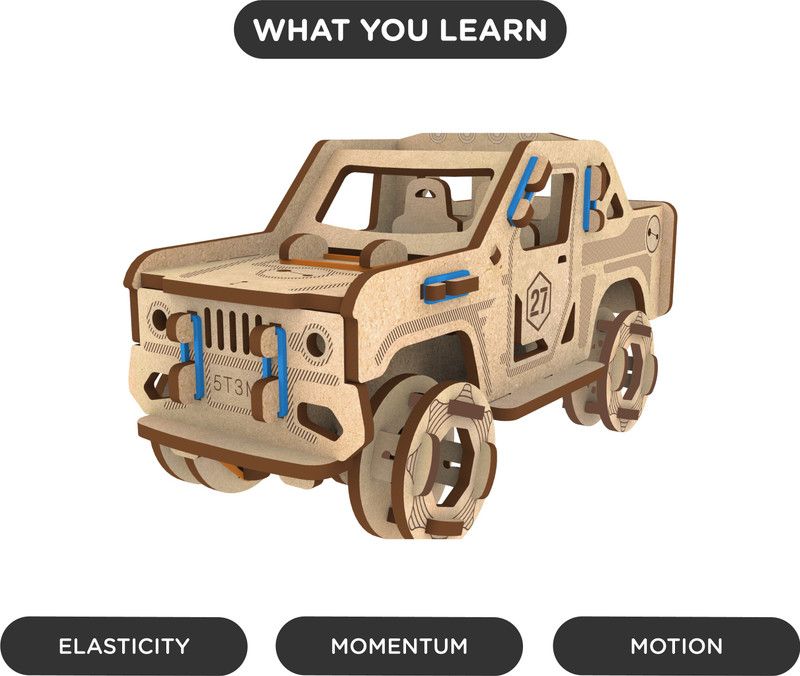 Smartivity STEM Wheels storm chaser  (Multicolor)