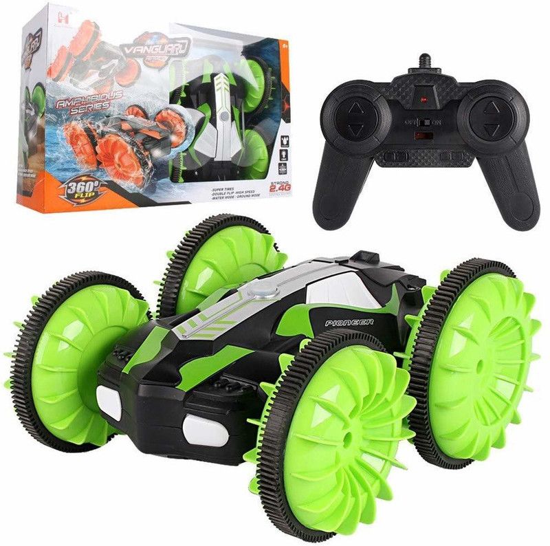 EasyToBuy AMPHIBIOUS RC STUNT CAR  (Multicolor)