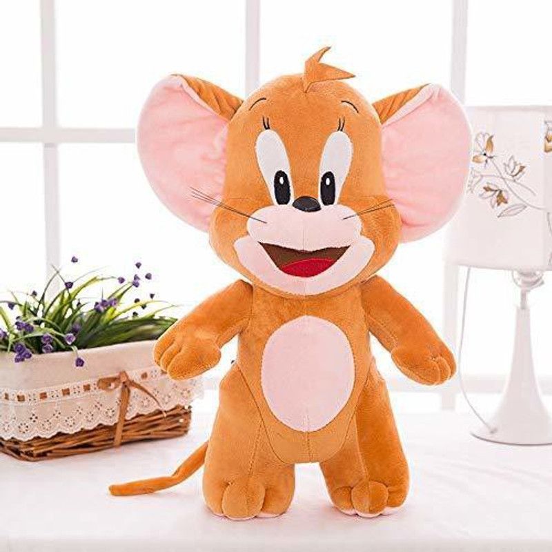 Onyx Kids Favorite Clever Mouse Soft Stuffed Plush Animal Toy | Brown - 41 cm  (Brown)