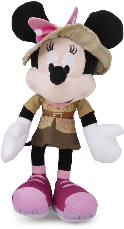 DISNEY MINNIE IN SAFARI DRESS PLUSH 10 Inch - 25 cm  (Multicolor)