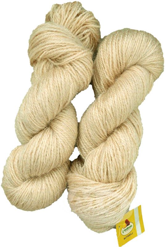 KNIT KING Vardhman Rabit Excel Light Skin (400 gm) Wool Hank Hand knitting wool Art-FCJ