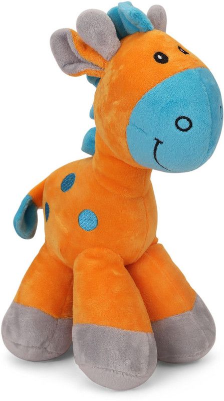 My Baby Excels Baby Giraffe Orange Colour - 30 cm - 30 cm  (Orange)