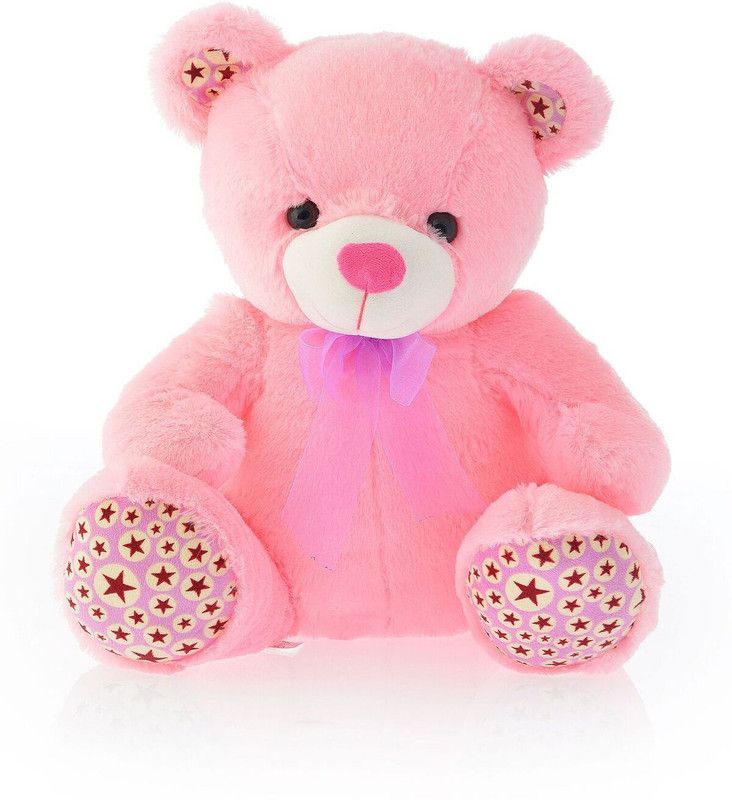 Dimpy Stuff Sitting Teddy Bear - 38 cm  (Pink)
