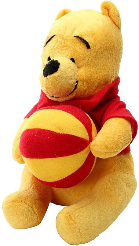 DISNEY Pooh with Ball Plush 25 cm - 3 cm  (Multicolor)