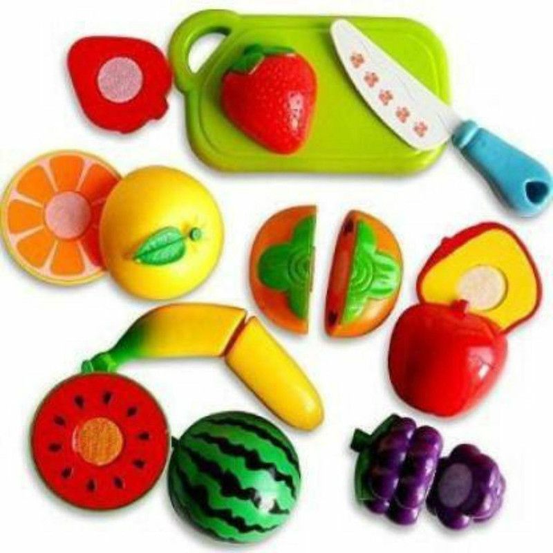 Just97 Realistic Sliceable Vegetables | Fruits Cutting Play Toy