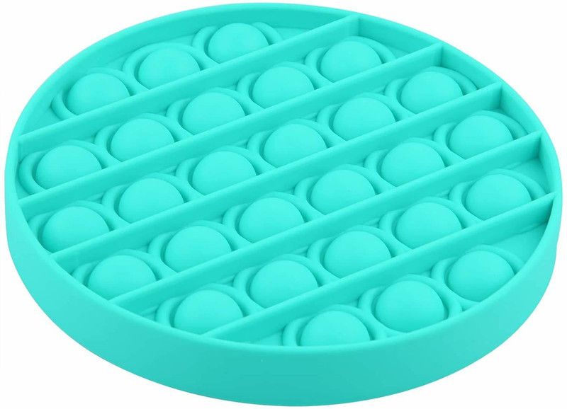 MOSCOW It Fidget Toys,Push Bubble Fidget Sensory Toy,Autism Special Needs Silicone Stress Relief Toy,Great Fidget Toy Sensory Toys Novelty Gifts for Girls Boys Kids Adults Round (Green)  (Green)
