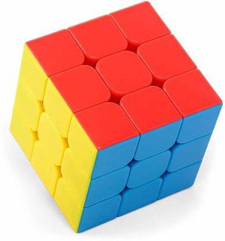 BambooDreams 3x3 Stickerless Speed cube Highspeed Magic Cube Puzzle-002  (1 Pieces)