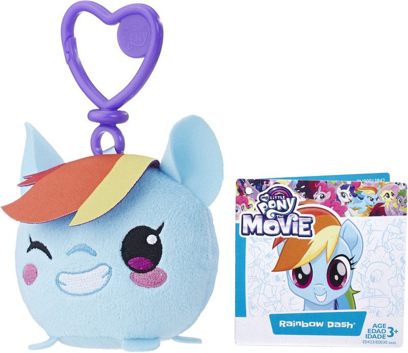 MY LITTLE PONY Plush Clip Rainbow Dash - 76.2 mm  (Multicolor)